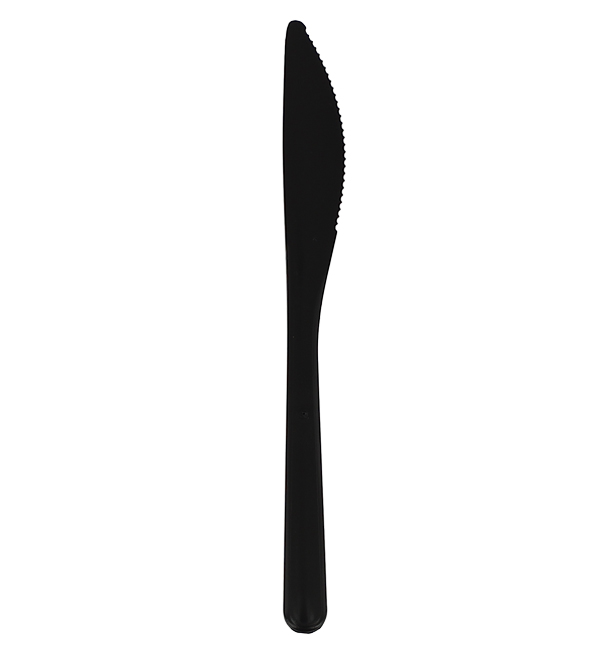 Nůž Opakovaně použitelné PP Minerální "Hercules" Černá 185mm (50 ks)
