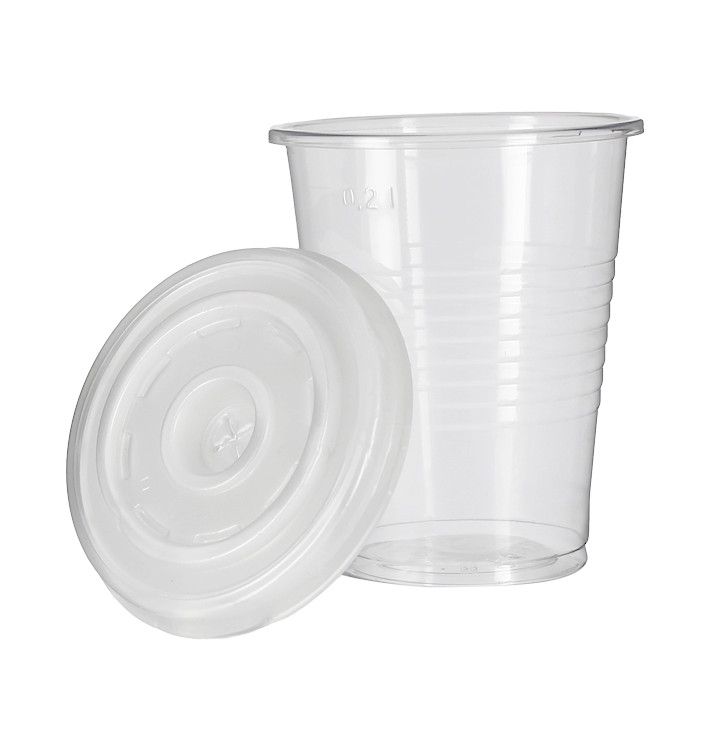 Průhledná PP váza 240ml + cestovní víčko s křížem PS Ø7,4cm (1.000 ks) Průhledná PP váza 240ml + cestovní víčko s křížem PS Ø7,4cm (1.000 ks)