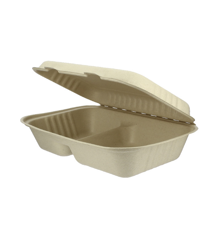 Menu Box z Cukrové Třtiny 2 Vrstvy 225x165x64mm (50 Ks) Menu Box z Cukrové Třtiny 2 Vrstvy 225x165x64mm (50 Ks)