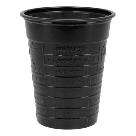 Plastové Kelímek PS Černá 200ml Ø7cm (1.500 Ks)