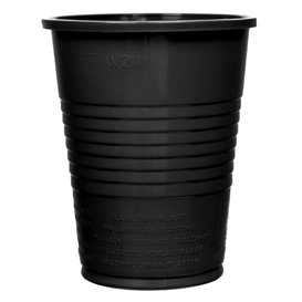 Plastové Kelímek PS Černá 200ml Ø7cm (50 Ks)