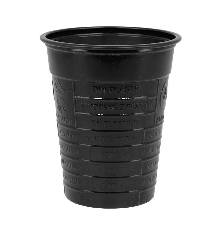 Plastové Kelímek PS Černá 200ml Ø7cm (50 Ks) Plastové Kelímek PS Černá 200ml Ø7cm (50 Ks)