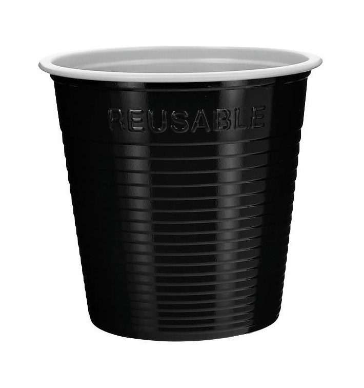 Opakovaně použitelná Kelímek PS Dvoubarevná Černá 230ml (420 Ks) Opakovaně použitelná Kelímek PS Dvoubarevná Černá 230ml (420 Ks)
