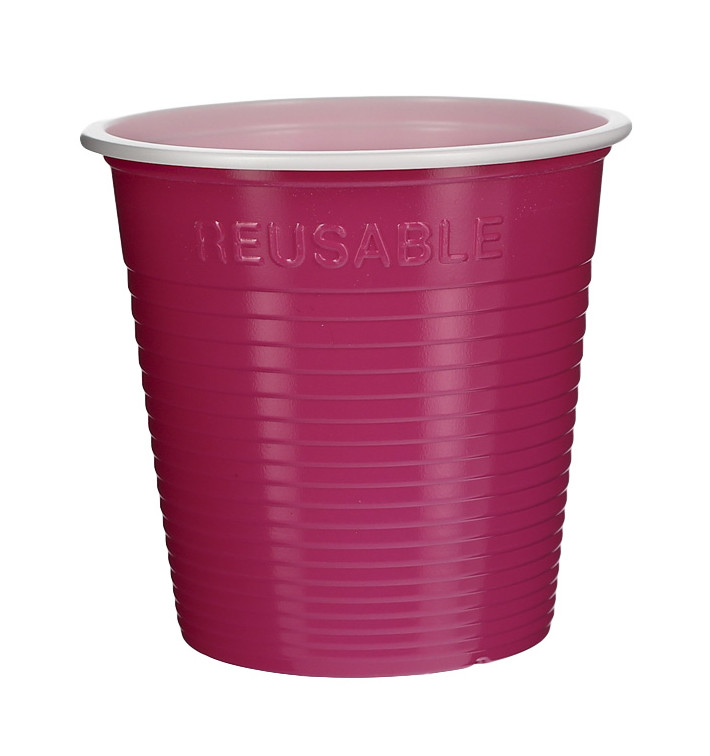 Opakovaně použitelná Kelímek PS Dvoubarevná Fuchsie 160ml (450 Ks) Opakovaně použitelná Kelímek PS Dvoubarevná Fuchsie 160ml (450 Ks)