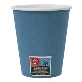 Papírový Kelímek Bez Plastů 9 Oz/250ml "Colors" Modrá Ø8cm (20 Ks)
