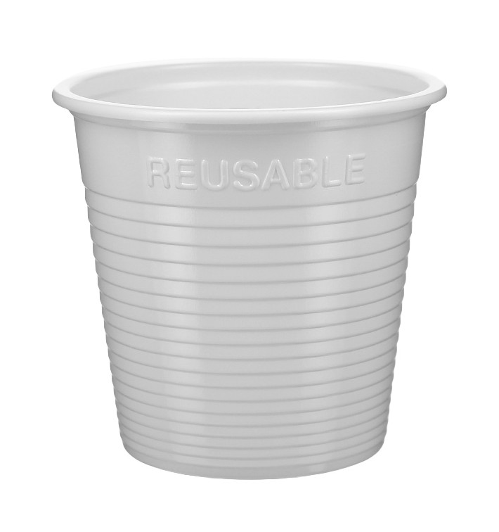 Opakovaně použitelná Ekonomický Kelímek PS Bílý 160ml (30 Ks) Opakovaně použitelná Ekonomický Kelímek PS Bílý 160ml (30 Ks)