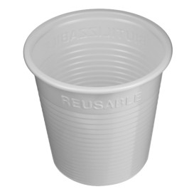 Opakovaně použitelná Ekonomický Kelímek PS Bílý 160ml (30 Ks)