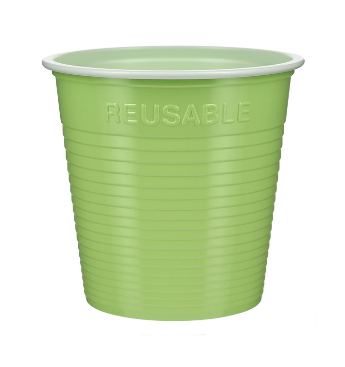 Opakovaně použitelný Ekonomický Kelímek PS Dvoubarevná Zelené Vápno 230ml (420 Ks) Opakovaně použitelný Ekonomický Kelímek PS Dvoubarevná Zelené Vápno 230ml (420 Ks)