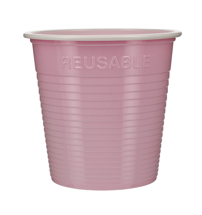 Opakovaně použitelný Ekonomický Kelímek PS Dvoubarevná Růžová 230ml (30 Ks) Opakovaně použitelný Ekonomický Kelímek PS Dvoubarevná Růžová 230ml (30 Ks)