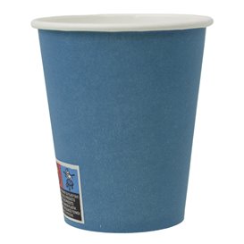 Papírový Kelímek Bez Plastů 9 Oz/250ml "Colors" Modrá Ø8,0cm (20 Ks)