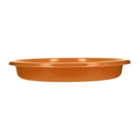 Opakovaně Použitelná Talíř Hluboký Ekonomická PS Oranžový Ø20,5cm (25 Ks)
