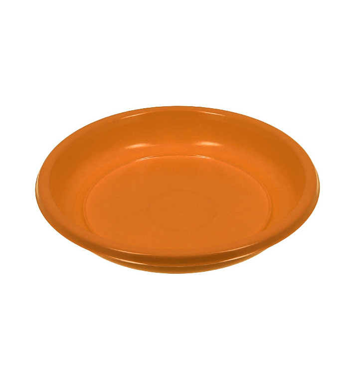 Opakovaně Použitelná Talíř Hluboký Ekonomická PS Oranžový Ø20,5cm (25 Ks) Opakovaně Použitelná Talíř Hluboký Ekonomická PS Oranžový Ø20,5cm (25 Ks)