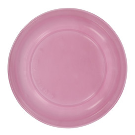 Opakovaně Použitelná Talíř Ekonomická PS Růžová Ø22cm (25 Ks)