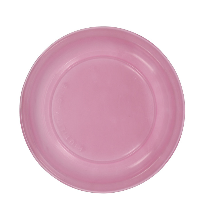 Opakovaně Použitelná Talíř Ekonomická PS Růžová Ø22cm (25 Ks) Opakovaně Použitelná Talíř Ekonomická PS Růžová Ø22cm (25 Ks)