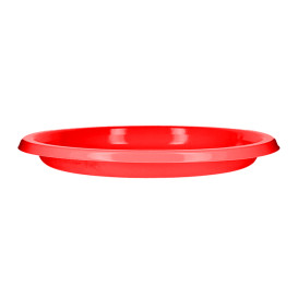 Opakovaně Použitelná Talíř Ekonomická PS Červené Ø17cm (300 Ks)