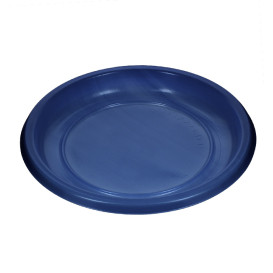 Opakovaně Použitelná Talíř Ekonomická PS Tmavě modrá Ø22cm (200 Ks)