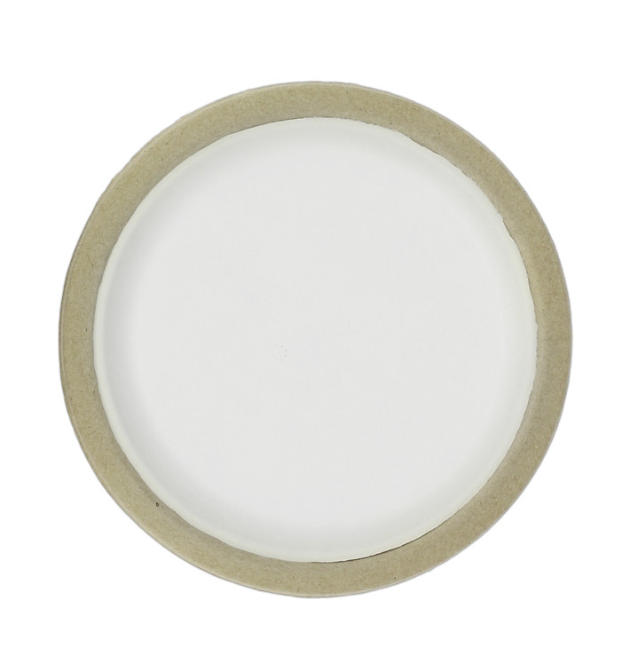 Biologicky Rozložitelný Talíř z pytloviny Bílý Ø22,5cm (10 Ks) Biologicky Rozložitelný Talíř z pytloviny Bílý Ø22,5cm (10 Ks)