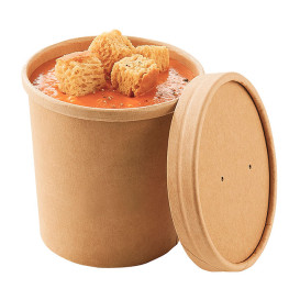 Kraftová lepenková nádoba 12Oz/350ml Ø9cm (25 ks)
