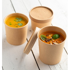 Kraftová lepenková nádoba 16Oz/450ml Ø10cm (25 ks)
