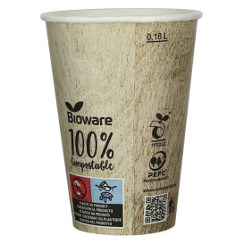 Kelímek Prodejní Ekologický PLA BioWare 8 Oz/210ml Ø7,0cm (2500 Ks)