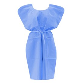 Šaty pro Pacienty z Netkané Textilie RX Modrý XL (100 Ks)