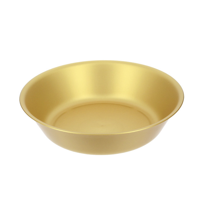 Talíř Opakovaně Použitelné Durable PP Minerální Zlato Ø18cm (6 Ks) Talíř Opakovaně Použitelné Durable PP Minerální Zlato Ø18cm (6 Ks)