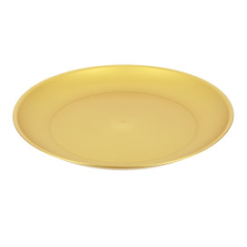 Talíř Opakovaně Použitelné Durable PP Minerální Zlato Ø27,5cm (54 Ks)