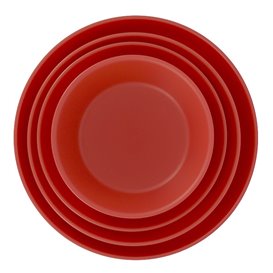 Talíř Opakovaně Použitelné Durable PP Minerální Červená Ø21cm (54 Ks)