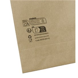 Sáček na Hranolky Kraft Nepromastitelný 12x12 Vrstvym (250 Ks)