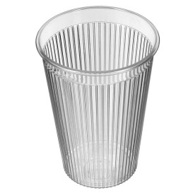 Kelímek " Ribbed " PS Průhledný 200 ml (25 Ks)