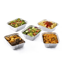 Hliníkové Podnos 6Vrstvy 590ml 191x141x33mm (100 Ks)