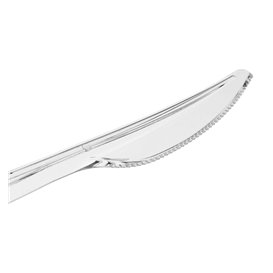 Nůž Plastový PS Opakovaně použitelné průhledná 18cm (1.000 ks)