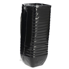 Plastové Misky pro Ochutnávky Černá 5x5x3 cm 75ml (200 Ks)