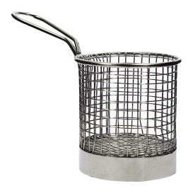 Mini Fritéza pro Prezentaci Ocel 9,3x8,5cm (1 Ks)
