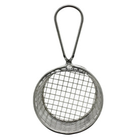 Mini Fritéza pro Prezentaci Ocel 9,3x8,5cm (1 Ks)