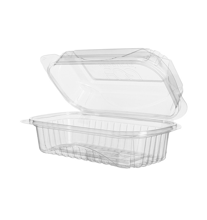 Salátová Mísa s Víčkem PLA 23,0x15,0x7,5cm (240 Ks) Salátová Mísa s Víčkem PLA 23,0x15,0x7,5cm (240 Ks)