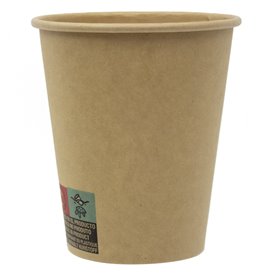 Kartonové Kelímek 9 Oz/280ml Kraft-Kraft Ø8,1cm (1.000 Ks)