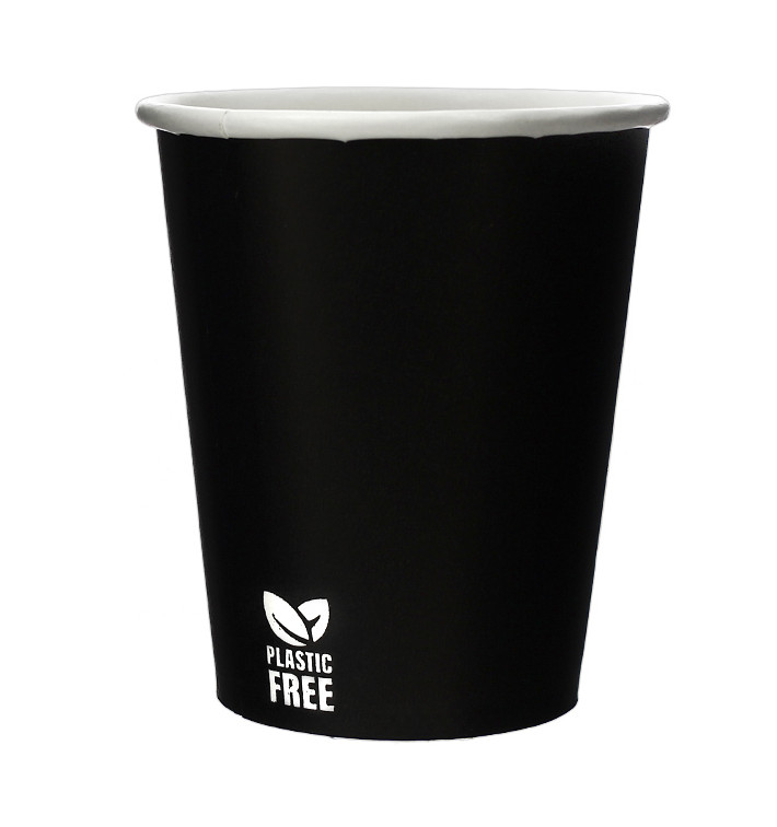 Papírový Kelímek Bez Plastů 7 Oz/210ml Černá Ø7,0cm (50 Ks) Papírový Kelímek Bez Plastů 7 Oz/210ml Černá Ø7,0cm (50 Ks)