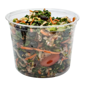 Plastové Obaly PP "Deli" 24Oz/710ml Průhledný Ø120mm (500 Ks)