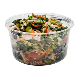 Plastové Obaly PP "Deli" 16Oz/473ml Průhledný Ø120mm (25 Ks)