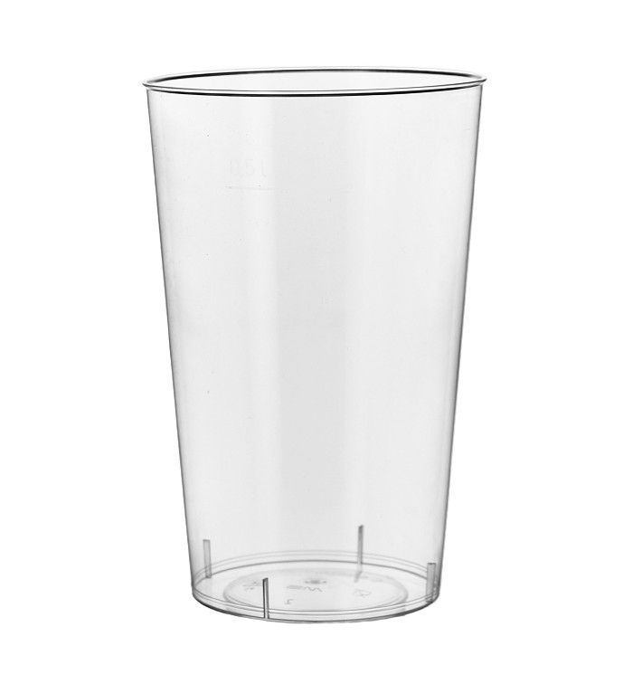 Kelímek Vstřikovaný Průhledný PS 500 ml (30 Ks) Kelímek Vstřikovaný Průhledný PS 500 ml (30 Ks)