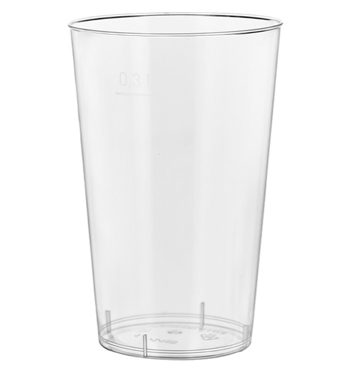 Kelímek Vstřikovaný Průhledný PS 300 ml (25 Ks) Kelímek Vstřikovaný Průhledný PS 300 ml (25 Ks)