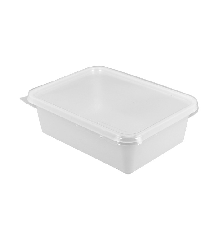 Balení Plastový Víčko PS 157x112x51mm 500ml (100 Ks) Balení Plastový Víčko PS 157x112x51mm 500ml (100 Ks)