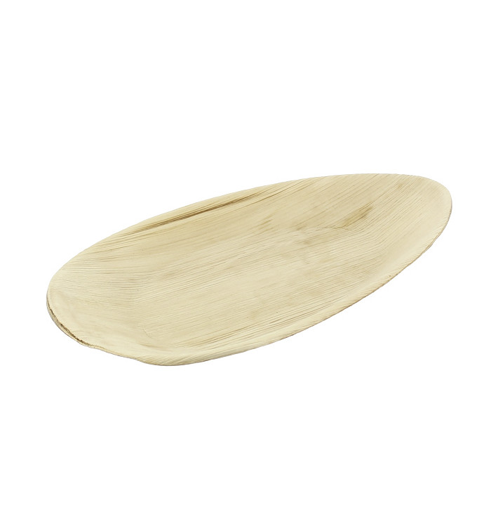 Podnos Oválný z Palmových Listů 30x16cm (25 Ks) Podnos Oválný z Palmových Listů 30x16cm (25 Ks)