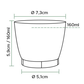 Kelímek Vstřikovaný Cool Cup PS 160 ml (25 Ks)