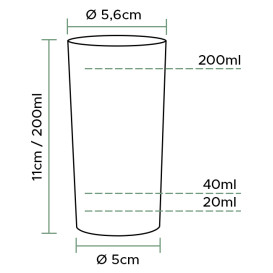 Kelímek Vstřikovaný Whisky PS 200 ml (10 Ks)