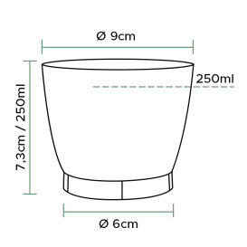 Kelímek Vstřikovaný Cool Cup PS 250 ml (750 Ks)