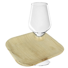 Talíř z Palmových Listů se Stojanem 21x21x1,5cm (200 Ks)