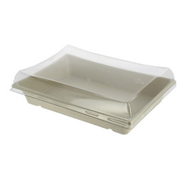 Podnos z Cukrové Třtiny s Víčko 750ml 220x160x60mm (90 Ks)