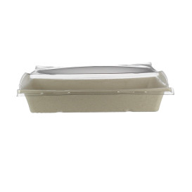 Podnos z Cukrové Třtiny s Víčko 750ml 220x160x60mm (90 Ks)